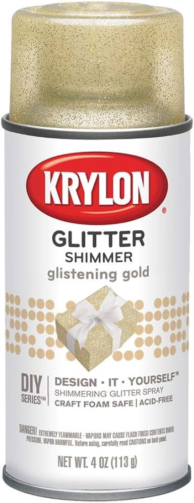 Krylon Glitter Shimmer Spray - Gold