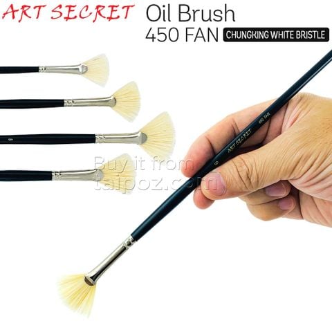 Cọ quạt lông lợn vẽ sơn dầu Art Secret 450