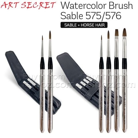 Bộ cọ travel Art Secret kèm túi đựng giả da Sable 575/576