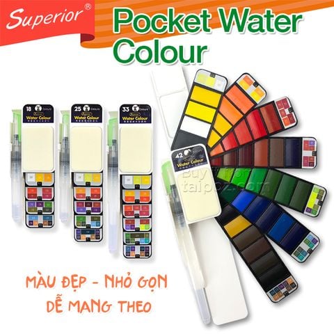 Màu nước pocket Superior