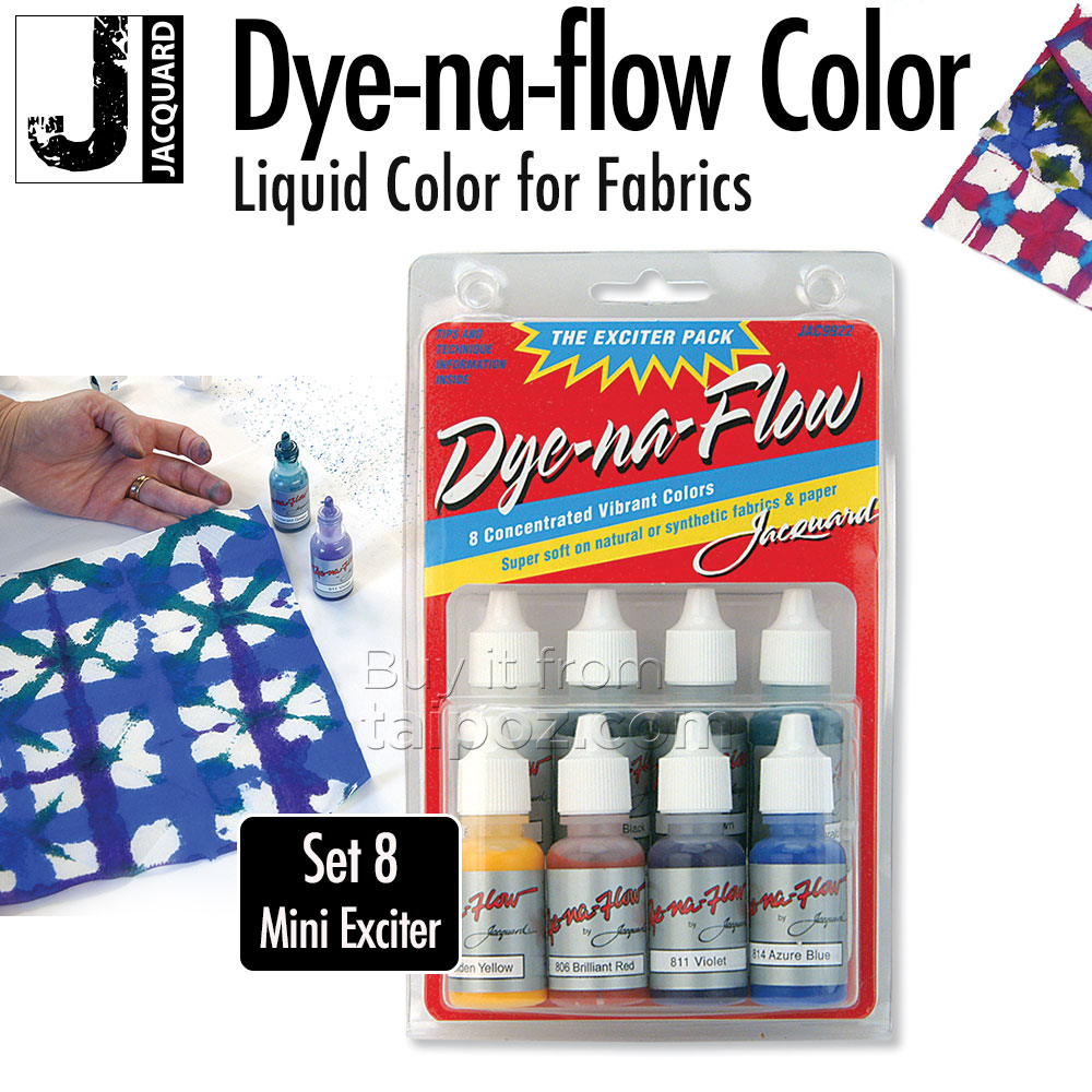 Jacquard Dye-Na-Flow Fabric Paints Exciter Set