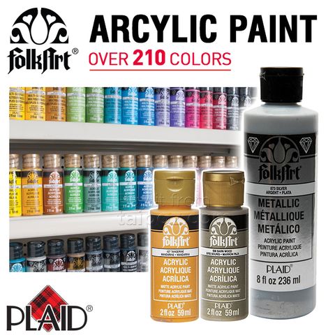 Màu vẽ trang trí đa dụng FolkArt Premium Acrylic Paint, màu lẻ