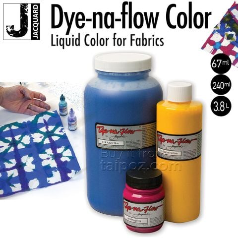 Màu nước vẽ lụa Jacquard Dye-Na-Flow, màu lẻ