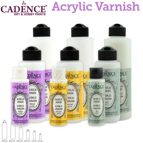 Keo phủ bảo vệ màu acrylic Cadence Vanish