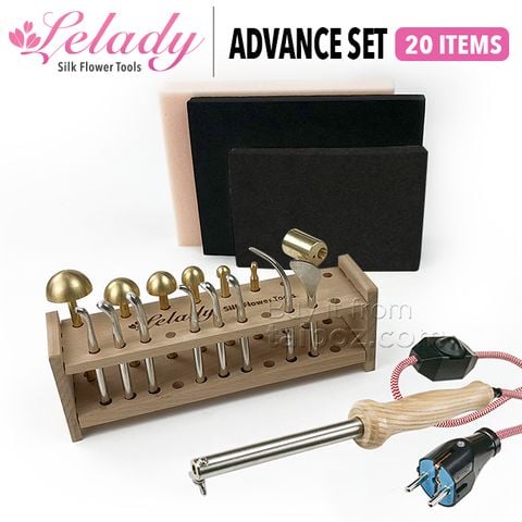 Bộ dụng cụ làm hoa vải, hoa lụa Lelady - Advance set