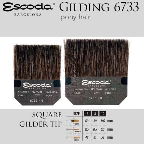 Cọ gilding Escoda 6733- cọ nhấc lá vàng