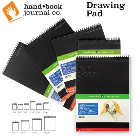 Sổ vẽ gáy lò xo Handbook Drawing Pad