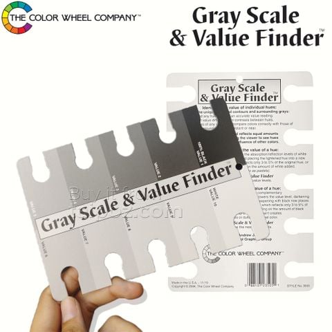 Thước đo sắc độ xám Gray Scale & Value Finder