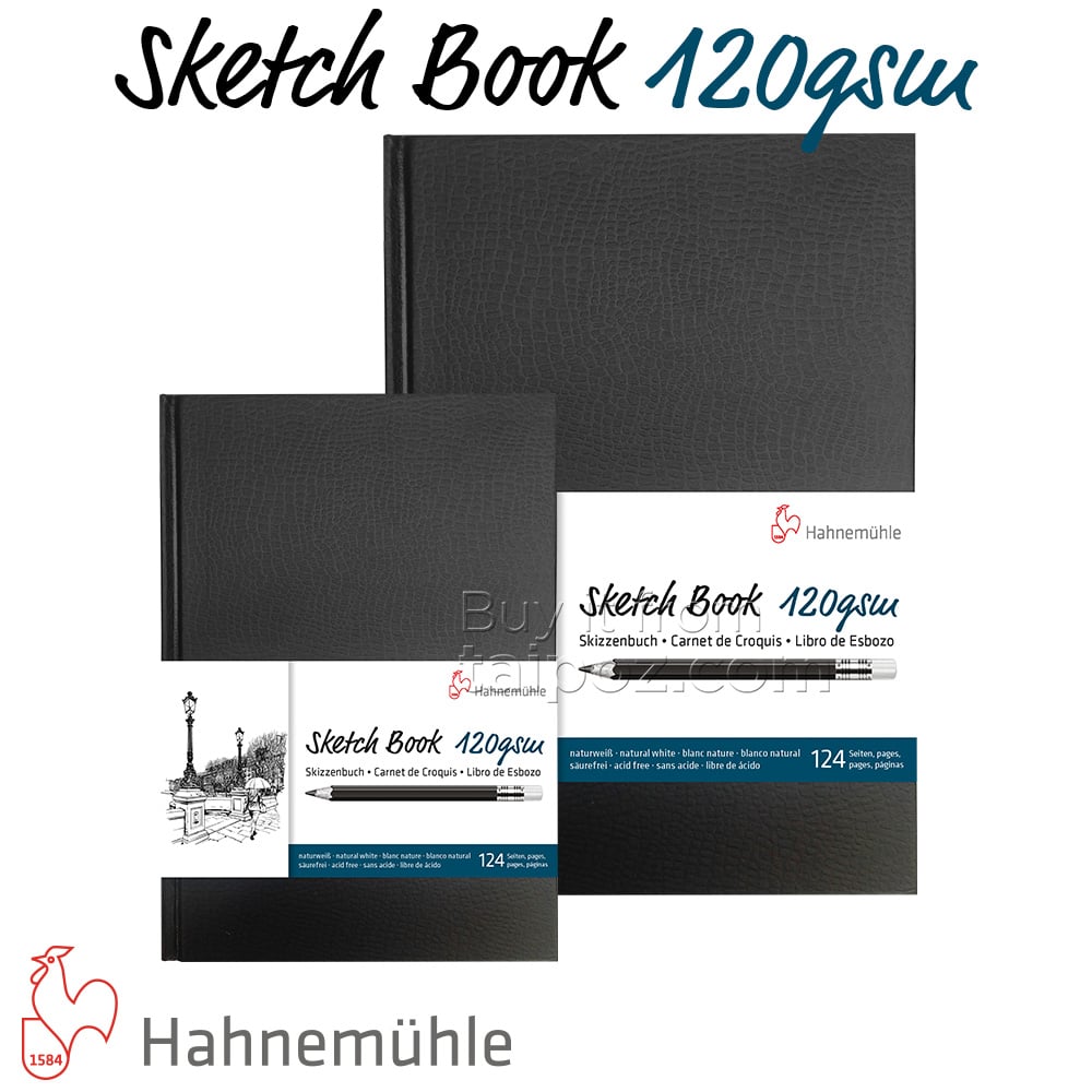Hahnemühle Sketch Diary Spiralli Çizim Defteri 80g 80 Yaprak A5-Çizim Eskiz Blok