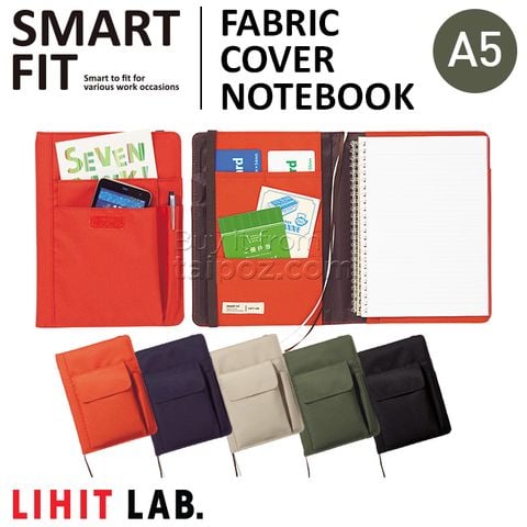 Sổ vải đa năng Lihit Lab Smart Fit, khổ A5