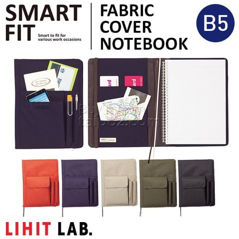 Sổ vải đa năng Lihit Lab Smart Fit, khổ B5