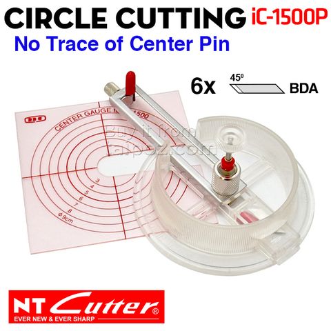 Dao cắt kiểu compass không để lại lỗ tâm NT Cutter iC-1500P