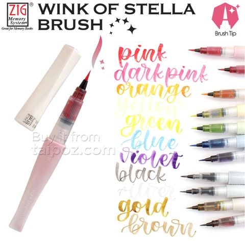 Bút kim tuyến ZIG Wink of Stella Brush, cây lẻ