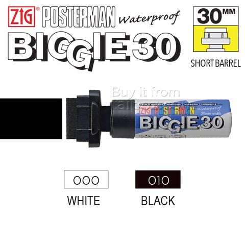 Bút vẽ trên nhiều chất liệu Zig Posterman Biggie 30 Short