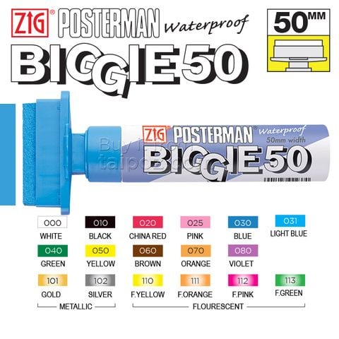 Bút vẽ trên nhiều chất liệu Zig Posterman Biggie 50