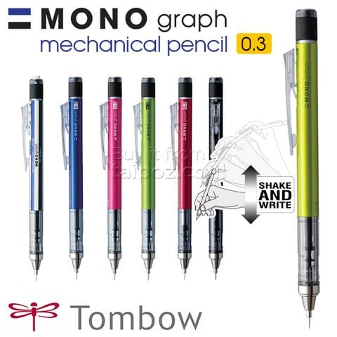 Bút chì kim Tombow Mono Graph Shaker 0.3mm