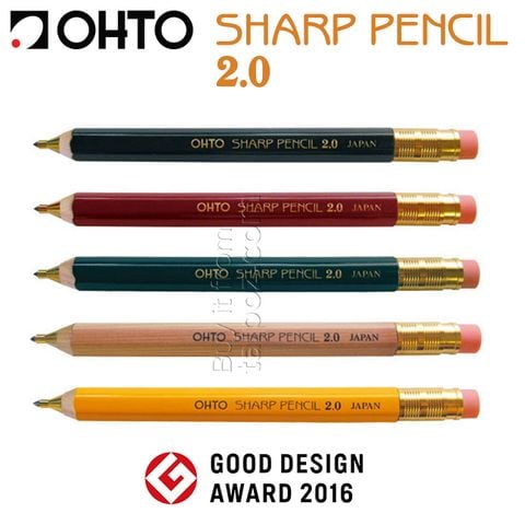 Bút chì bấm Ohto Sharp Pencil 2.0mm