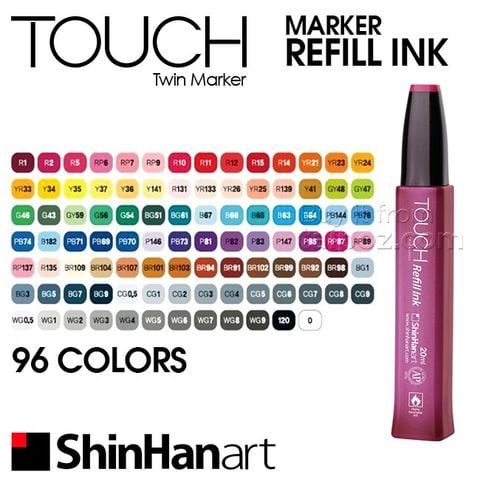 Mực nạp bút marker ShinHan Touch Twin, màu lẻ