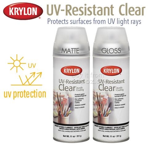 Keo xịt bảo vệ Krylon UV-resistant