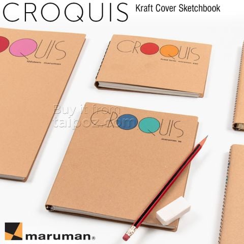Sổ phác thảo Maruman Croquis Book - bìa giấy kraft