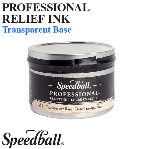 Nền trong suốt mực in khắc nổi Speedball Professional Relief Ink Transparent Base