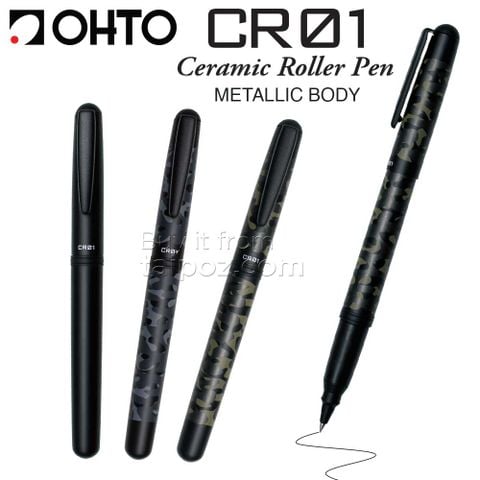 Bút bi ngòi gốm Ohto CR-01 Ceramic Roller Pen