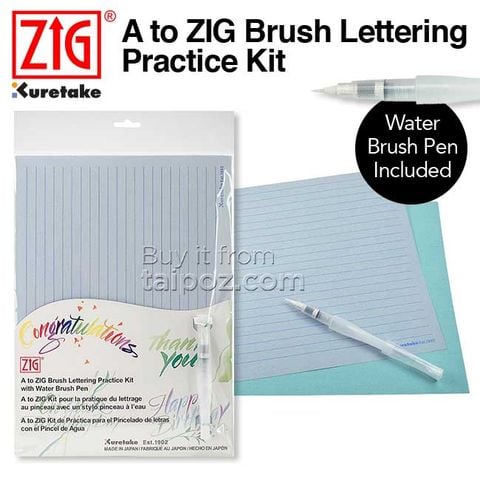 Bộ luyện tập Brush Lettering A to Zig