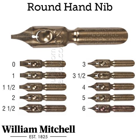 Ngòi Mitchell Roundhand (Square cut)