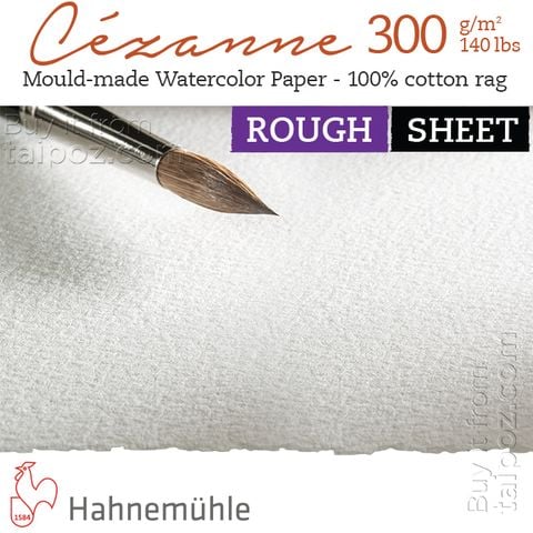 Giấy màu nước Cezanne 300gsm rough, tờ lẻ