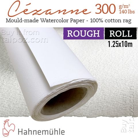 Giấy màu nước Cezanne 300gsm rough, khổ cuộn