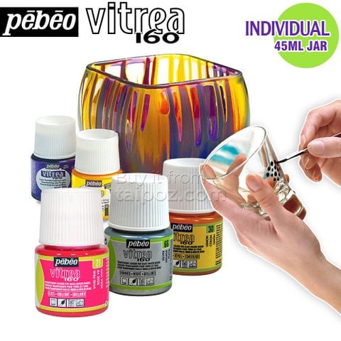 Màu vẽ kính Pebeo Vitrea 160, màu lẻ