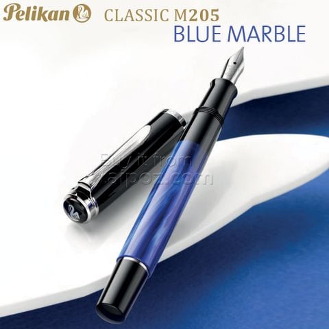 Bút máy Pelikan M205 Blue Marble