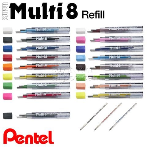 Ruột thay cho bút Pentel Super Multi 8