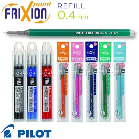 Ruột bút bi thay thế Pilot Frixion nét 0.4mm