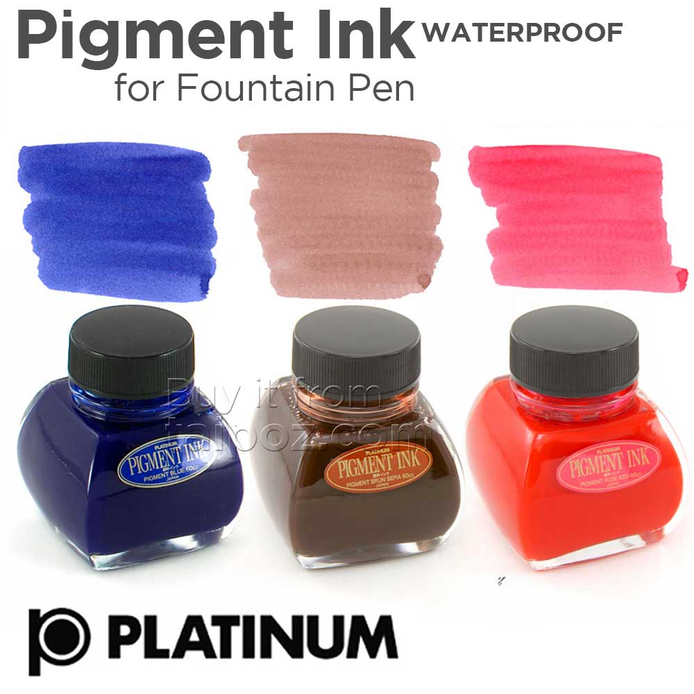 Pum Ink Mực bút máy waterproof Platinum Pigment Ink – Taipoz