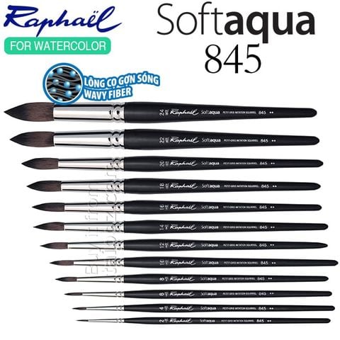 Cọ màu nước Raphael Softaqua 845 - cọ tròn