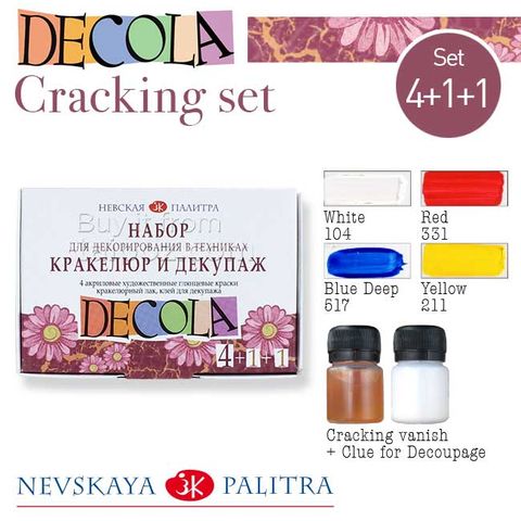 Bộ màu Decola Cracking & Decoupage