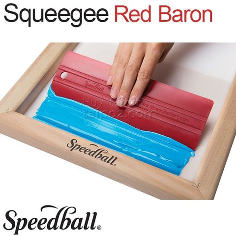 Gạt màu in lụa Speedball Red Baron