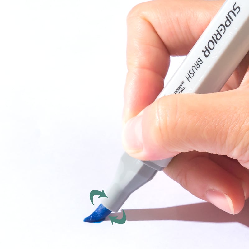 Bút marker đầu brush Superior 1314A, màu lẻ – Taipoz