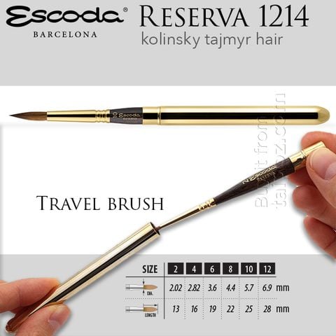 Cọ màu nước Escoda Reserva 1214, Travel brush