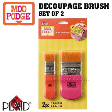 Cọ quét keo Mod Podge - bộ 2 cọ mảng 1