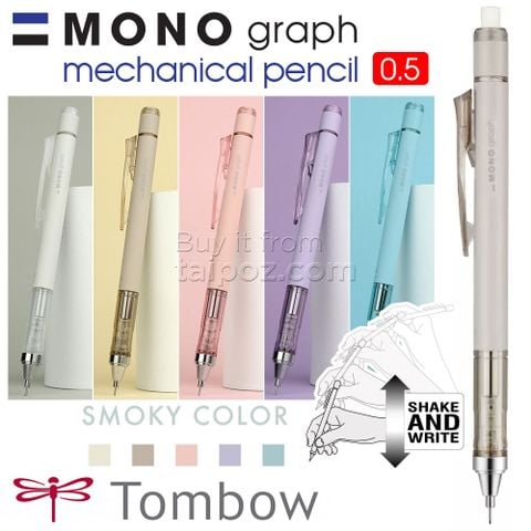 Bút chì kim Tombow Mono Graph Shaker 0.5mm, Smoky Edition 2020