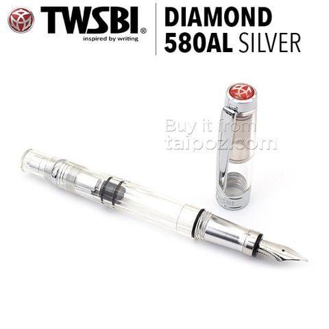 Bút máy TWSBI Diamond 580AL Silver