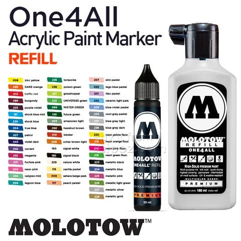 Mực nạp bút marker Molotow One4All