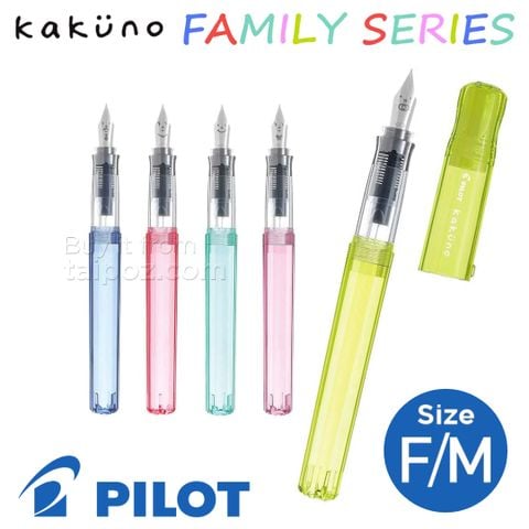 Bút máy Pilot Kakuno thân trong suốt