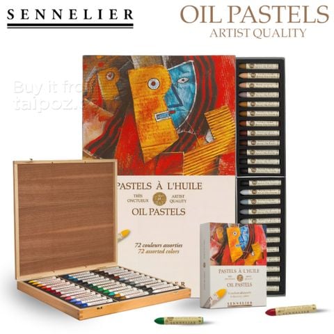 Màu oil pastels hạng họa sĩ Sennelier, bộ màu