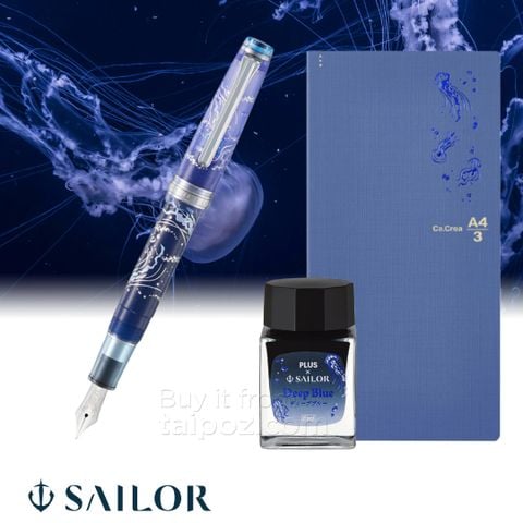 Bút máy Sailor Pro Gear Slim Jellyfish kèm mực (Limited)
