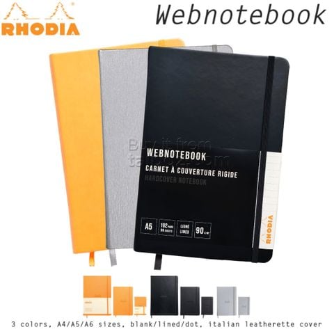 Sổ tay Rhodia Webnotebook, bìa cứng