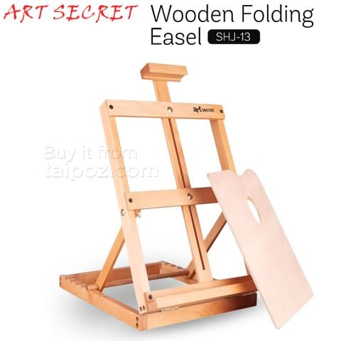 Giá vẽ xếp gọn Art Secret SHJ-13, kèm palette gỗ