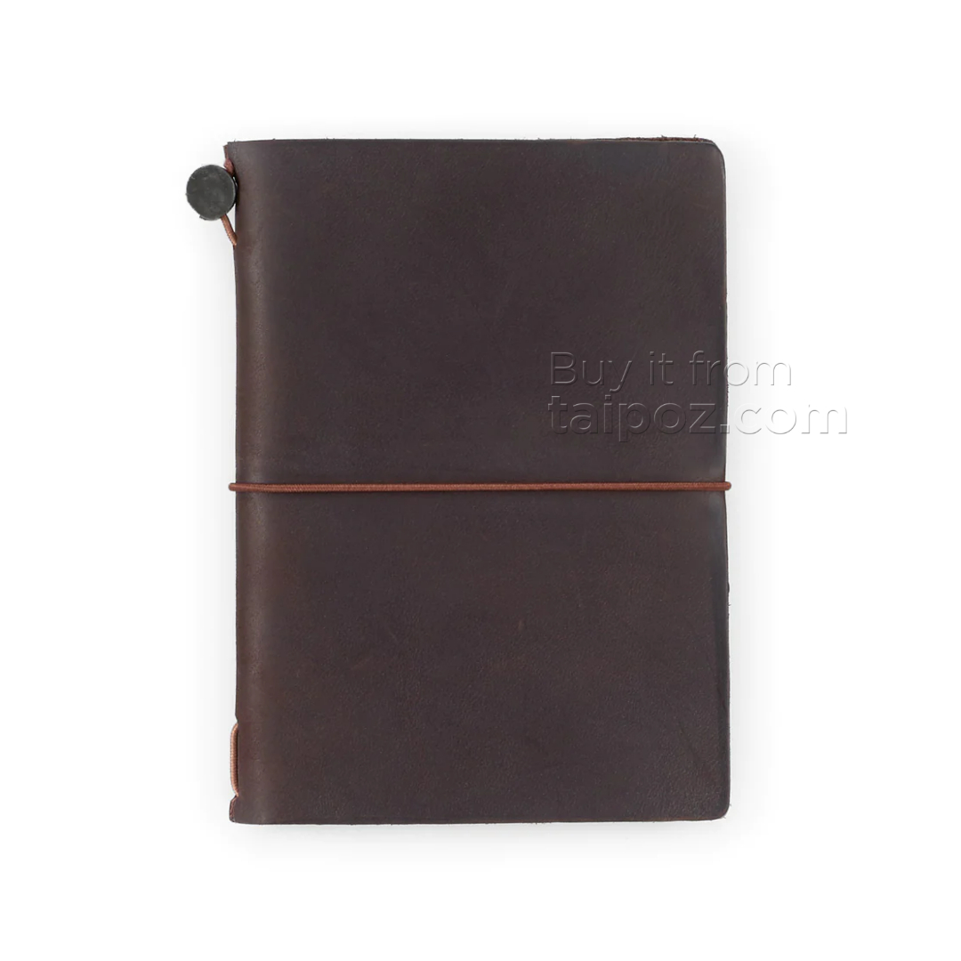 Sổ da Midori Traveler's Notebook - passport size - Brown – Taipoz
